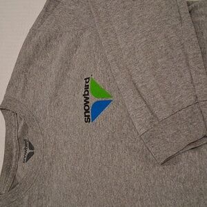 Snowbird Ski Resort Logo Long Sleeve T-Shirt Gray Adult size Small